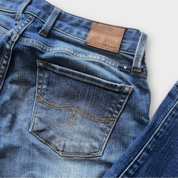 Lucky Brand Lolita Skinny Jeans Mid Rise DarkWash Stretch Denim Blue Size 0 - Picture 10 of 14